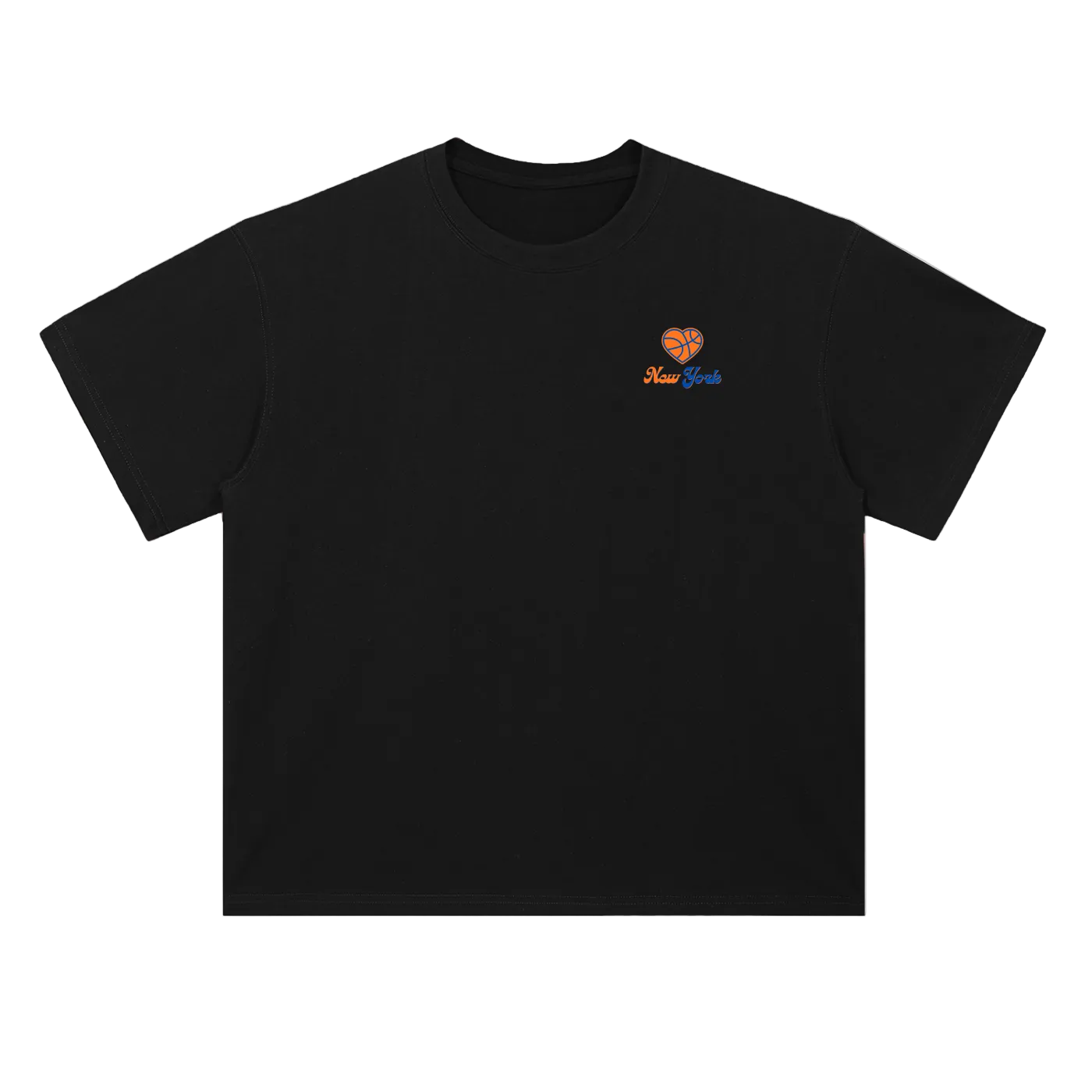 Knicks Heart Unisex Heavyweight Drop Shoulder T-Shirt