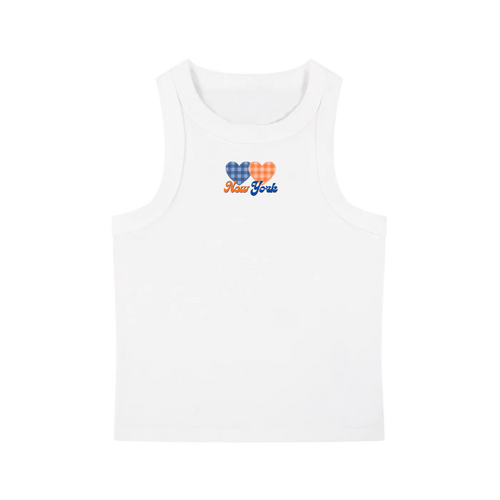 Knicks Heart Snow Washed Tank Top
