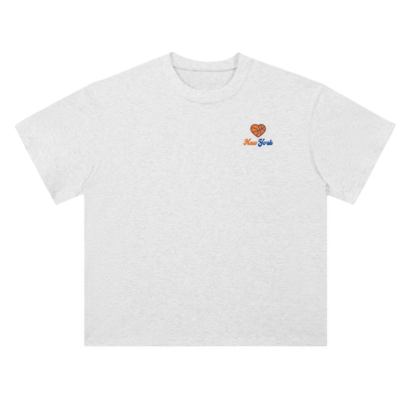 Knicks Heart Unisex Heavyweight Drop Shoulder T-Shirt