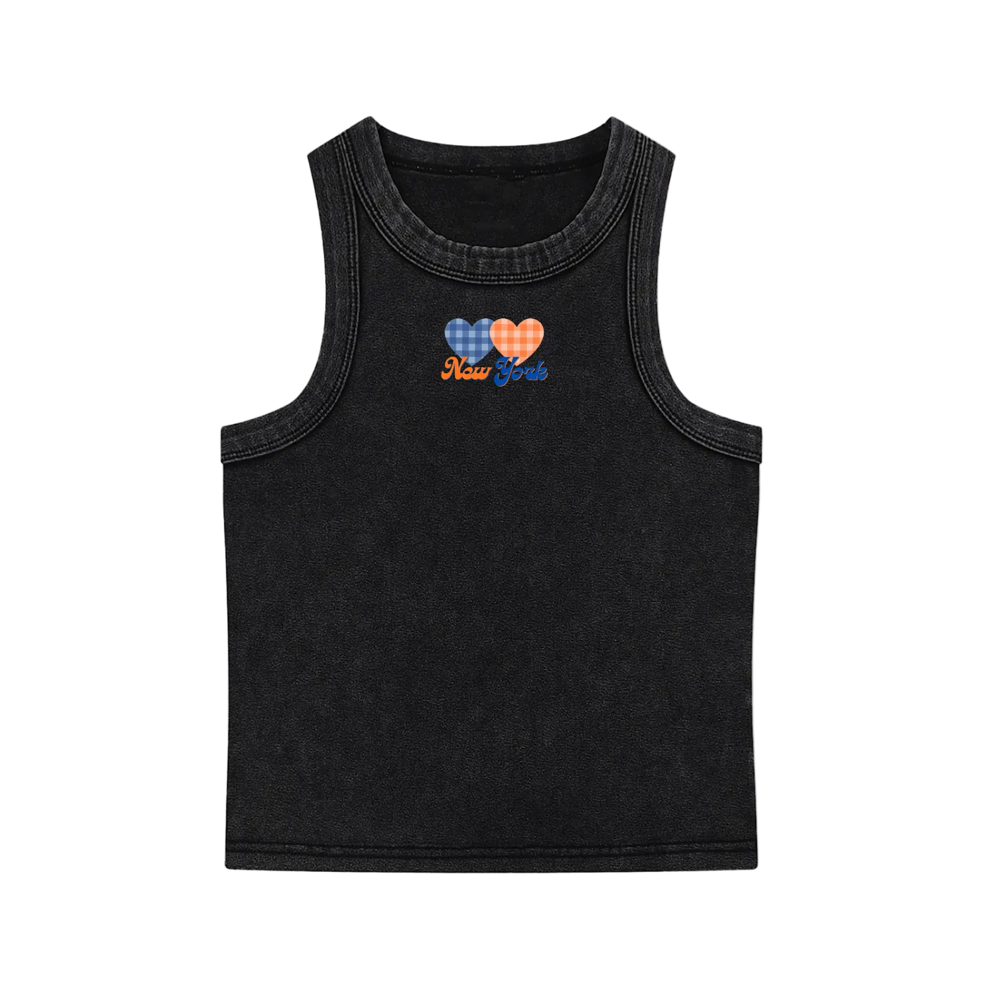 Knicks Heart Snow Washed Tank Top